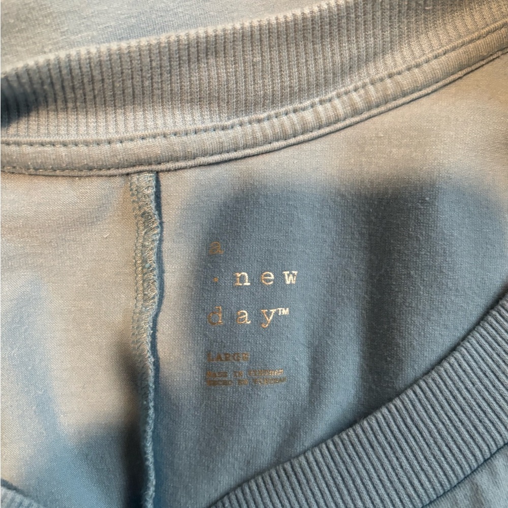 A New Day Light Blue Ribbed Top - Picture 7 of 7